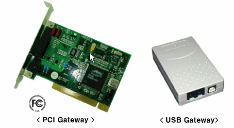 PCI Gateway and USB Gateway